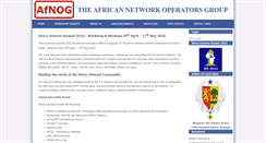 Desktop Screenshot of afnog.org