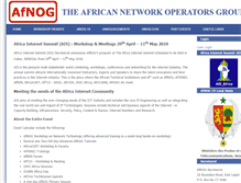 Tablet Screenshot of afnog.org